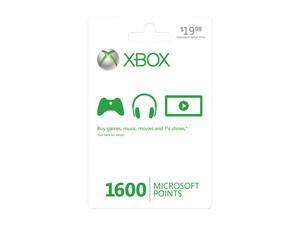 Microsoft Xbox LIVE 1600 Microsoft Points Microsoft Xbox LIVE 1600 Microsoft Points