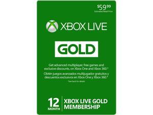 Xbox LIVE 12 Month Gold Membership Card Xbox LIVE 12 Month Gold Membership Card