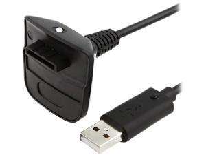 INSTEN Black Wireless Controller Charging Cable for MicroSoft Xbox 360 INSTEN Black Wireless Controller Charging Cable for MicroSoft Xbox 360