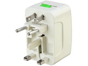 Insten 1848131 White Universal World Wide Travel Charger Adapter Plug Insten 1848131 White Universal World Wide Travel Charger Adapter Plug