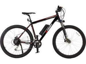 FREWAY Electric Mountain eBike with 27 Speed Pedal-Assist (Black)