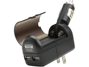 ReVIVE PowerUP TRANS4M All-in-One Charger with Dual USB Charging Ports , AC / DC Adapters & AA or 9V Battery Power ReVIVE PowerUP TRANS4M All-in-One Charger with Dual USB Charging Ports , AC / DC Adapters & AA or 9V Battery Power
