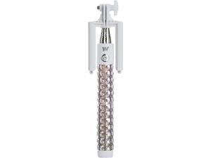 KTA Enterprises Clear Rhinestones Wireless Mini Selfie Stick K698 KTA Enterprises Clear Rhinestones Wireless Mini Selfie Stick K698