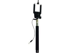 Inland Black Wired Remote Selfie Stick 02523 Inland Black Wired Remote Selfie Stick 02523