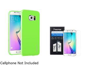 Insten Green Jelly TPU Gel Case + Clear Screen Protector Guard Shield Film For Samsung Galaxy S6 Edge 2106205 Insten Green Jelly TPU Gel Case + Clear Screen Protector Guard Shield Film For Samsung Galaxy S6 Edge 2106205