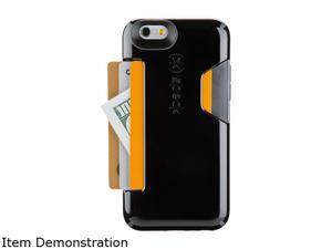 Speck Products CandyShell Card Black/Slate Grey Case for iPhone 6 / 6s 73806-B565 Speck Products CandyShell Card Black/Slate Grey Case for iPhone 6 / 6s 73806-B565