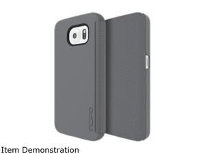 Incipio Lancaster Gray Ultra Thin Folio Case for Samsung Galaxy S6 SA-615-GRY Incipio Lancaster Gray Ultra Thin Folio Case for Samsung Galaxy S6 SA-615-GRY