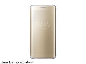SAMSUNG S-View Clear/Gold S-View Flip Cover for Samsung Galaxy S6 Edge+ EF-ZG928CFEGUS SAMSUNG S-View Clear/Gold S-View Flip Cover for Samsung Galaxy S6 Edge+ EF-ZG928CFEGUS