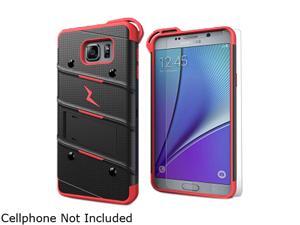 Zizo Black/Red Bolt Hybrid Case for Samsung Galaxy Note 5 1BOLT-SAMGN5-BKRD Zizo Black/Red Bolt Hybrid Case for Samsung Galaxy Note 5 1BOLT-SAMGN5-BKRD