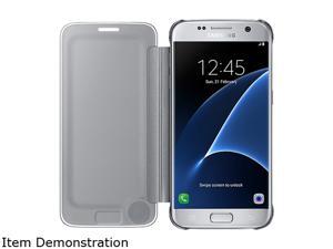 Samsung Galaxy S7 S-View Clear Cover Silver - EF-ZG930CSEGUS Samsung Galaxy S7 S-View Clear Cover Silver - EF-ZG930CSEGUS