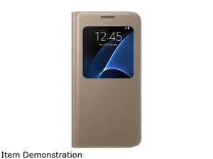 Samsung Galaxy S7 S-View Cover Gold - EF-CG930PFEGUS Samsung Galaxy S7 S-View Cover Gold - EF-CG930PFEGUS