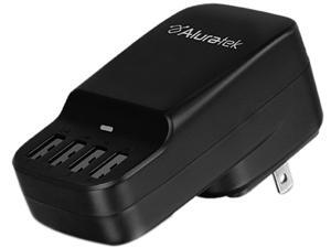 Aluratek AUCS04F Black 4-Port USB Wall Charger Aluratek AUCS04F Black 4-Port USB Wall Charger