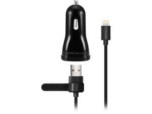 Macally MCar12L Apple MFI Certified Car Charger with Detachable Lightning Manageable Cable for iPad & iPhone Macally MCar12L Apple MFI Certified Car Charger with Detachable Lightning Manageable Cable for iPad & iPhone