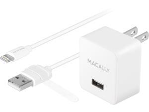 Macally MHome12L Apple MFI Certified Home Charger with Detachable Lightning Manageable Cable for iPad & iPhone Macally MHome12L Apple MFI Certified Home Charger with Detachable Lightning Manageable Cable for iPad & iPhone