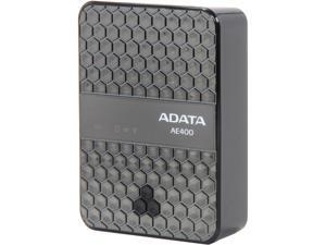 ADATA DashDrive Air AE400 Black 5000 mAh Wireless Storage Reader and Power Bank AAE400-CBKSV ADATA DashDrive Air AE400 Black 5000 mAh Wireless Storage Reader and Power Bank AAE400-CBKSV