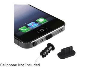 Insten Black 2in1 Earphone Headphone Anti-Dust Plug Cap for iPhone 6 / 6 Plus 1492097 Insten Black 2in1 Earphone Headphone Anti-Dust Plug Cap for iPhone 6 / 6 Plus 1492097