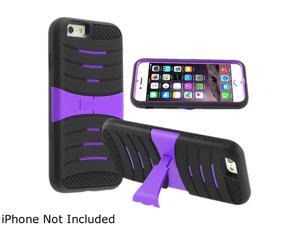 Insten Black Skin / Purple Hard Hybrid Stand Case For Apple iPhone 6 4.7-inch 1938923 Insten Black Skin / Purple Hard Hybrid Stand Case For Apple iPhone 6 4.7-inch 1938923