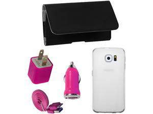 KTA Enterprises Pink Galaxy S6 G920 5-in-1 kit K441 KTA Enterprises Pink Galaxy S6 G920 5-in-1 kit K441