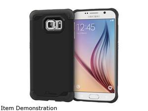 rooCASE Granite Black Exec Tough Hybrid Co-mold Case for Samsung Galaxy S6 RC-SAM-S6-ET-BK rooCASE Granite Black Exec Tough Hybrid Co-mold Case for Samsung Galaxy S6 RC-SAM-S6-ET-BK