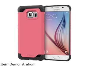 rooCASE Coral Pink Exec Tough Hybrid Co-mold Case for Samsung Galaxy S6 RC-SAM-S6-ET-PI rooCASE Coral Pink Exec Tough Hybrid Co-mold Case for Samsung Galaxy S6 RC-SAM-S6-ET-PI