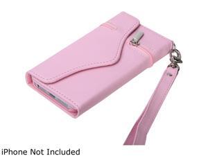 KTA Enterprises Pink PU Leather Case With Wrist Strap For iPhone 5 KTA 223 KTA Enterprises Pink PU Leather Case With Wrist Strap For iPhone 5 KTA 223