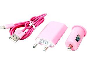 KTA Enterprises KTA 77 Pink iPhone 5 - 3 in 1 Kit KTA Enterprises KTA 77 Pink iPhone 5 - 3 in 1 Kit