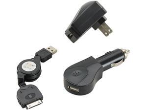 KTA Enterprises KTA 87 Black iPhone 4/4S - 3 in 1 Kit KTA Enterprises KTA 87 Black iPhone 4/4S - 3 in 1 Kit