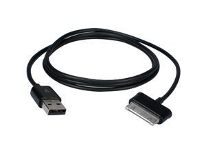 QVS AST-3M Black USB Sync & Charger Cable for Samsung Galaxy Tab/Note Tablet QVS AST-3M Black USB Sync & Charger Cable for Samsung Galaxy Tab/Note Tablet