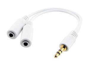 Insten Headset Splitter compatible with Samsung Galaxy S4 / SIV / i9500 Insten Headset Splitter compatible with Samsung Galaxy S4 / SIV / i9500