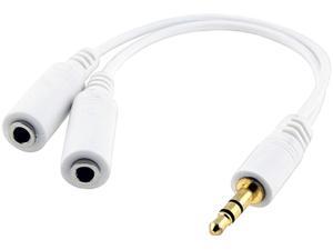 Insten 2 White Earphone Headphone Splitter Compatible with Samsung Galaxy S3 Note 2 S4 i9500 Insten 2 White Earphone Headphone Splitter Compatible with Samsung Galaxy S3 Note 2 S4 i9500