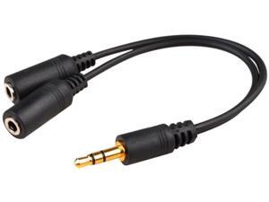 Insten Headset Splitter Compatible with Blackberry Z10, Black Insten Headset Splitter Compatible with Blackberry Z10, Black