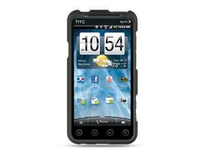 HTC EVO 3D Black Crystal Rubberized Case HTC EVO 3D Black Crystal Rubberized Case