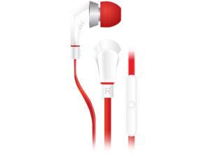 NoiseHush Red/White 3.5mm Handsfree Stereo 3.5mm Headset with Mic - NX80-11832 NoiseHush Red/White 3.5mm Handsfree Stereo 3.5mm Headset with Mic - NX80-11832