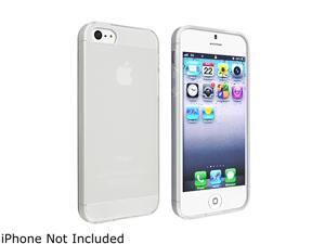 Insten Frost Clear White TPU Case with Reusable Screen Protector compatible with the NEW Apple iPhone 5 Insten Frost Clear White TPU Case with Reusable Screen Protector compatible with the NEW Apple iPhone 5