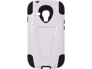 AMZER Black / White Double Layer Hybrid Case with Kickstand For Samsung GALAXY S III mini AMZ95406 AMZER Black / White Double Layer Hybrid Case with Kickstand For Samsung GALAXY S III mini AMZ95406