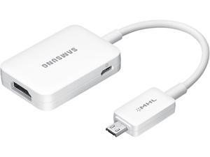SAMSUNG ET-H10FAUWESTA Micro USB to HDMI (1080P) MHL 2.0 HDTV Adapter Cable for Galaxy S4, S3 and Note 2 SAMSUNG ET-H10FAUWESTA Micro USB to HDMI (1080P) MHL 2.0 HDTV Adapter Cable for Galaxy S4, S3 and Note 2