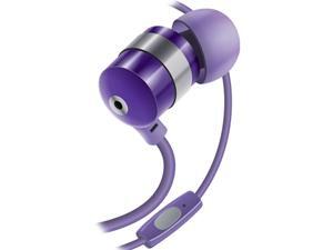 GOgroove audiOHM HF Earphones Headphones w/ Hands-Free Microphone (Deep Purple) GOgroove audiOHM HF Earphones Headphones w/ Hands-Free Microphone (Deep Purple)