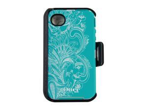 OtterBox Defender Teal / White Celestial Case For iPhone 4/4S 77-20407 OtterBox Defender Teal / White Celestial Case For iPhone 4/4S 77-20407
