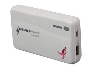 IOGEAR GearPower White 4400 mAh Mobile Power Station for Smartphones & Tablets (Susan G. Komen Edition) GMP4400PP IOGEAR GearPower White 4400 mAh Mobile Power Station for Smartphones & Tablets (Susan G. Komen Edition) GMP4400PP