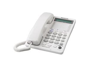 Panasonic KX-TS208W 2-line Operation 2-Line Integrated Telephone System 16-Digit LCD with Clock Panasonic KX-TS208W 2-line Operation 2-Line Integrated Telephone System 16-Digit LCD with Clock