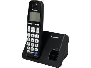 Panasonic KX-TGE210B 1.9 GHz DECT 6.0 1X Handsets Amplified Expandable Digital Cordless Answering System Integrated Answering Machine Panasonic KX-TGE210B 1.9 GHz DECT 6.0 1X Handsets Amplified Expandable Digital Cordless Answering System Integrated Answering Machine