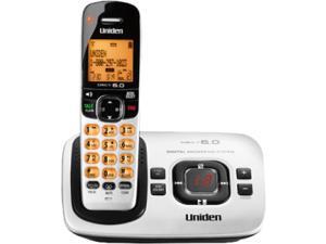 Uniden D1780 Cordless Phone - 1.90 GHz - DECT 6.0 with Digital Answering Systen- Silver, 1 Hanset Uniden D1780 Cordless Phone - 1.90 GHz - DECT 6.0 with Digital Answering Systen- Silver, 1 Hanset
