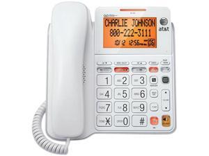 AT&T CL4940 Digital Answering System Corded Telephone w/ Caller ID & Call Waiting, White Color AT&T CL4940 Digital Answering System Corded Telephone w/ Caller ID & Call Waiting, White Color