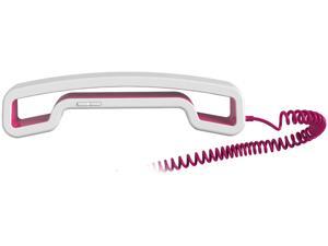 Swissvoice SWV-CH05-PK Corded Handset with Non Slip Matt in White/Pink Swissvoice SWV-CH05-PK Corded Handset with Non Slip Matt in White/Pink