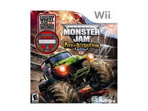 Monster Jam 3 with Wheel Wii Game Monster Jam 3 with Wheel Wii Game