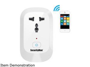 SecurityMan SM-001SK WiFi Socket for IWATCHALARM White SecurityMan SM-001SK WiFi Socket for IWATCHALARM White