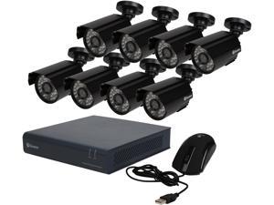 Swann SWDVK-844008A 8 Channels HD DVR w/ 1TB HDD and 8 x 720TVL Day/Night Outdoor Camera Swann SWDVK-844008A 8 Channels HD DVR w/ 1TB HDD and 8 x 720TVL Day/Night Outdoor Camera