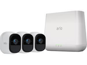 NETGEAR Arlo Pro Security System - 3 Rechargeable Wire-Free HD Night Vision Indoor / Outdoor Security Camera with Audio and Siren - VMS4330-100NAS NETGEAR Arlo Pro Security System - 3 Rechargeable Wire-Free HD Night Vision Indoor / Outdoor Security Camera with Audio and Siren - VMS4330-100NAS