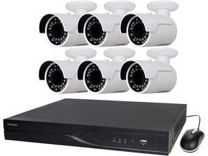 LaView 4MP IP Security System 6 Cameras 16 Channel NVR with 4K Output H.265 Codec, 6 x Full HD 4MP Bullet Day / Night In / Outdoor Weather Proof Cameras (No HDD Included, Sold Separately) LaView 4MP IP Security System 6 Cameras 16 Channel NVR with 4K Output H.265 Codec, 6 x Full HD 4MP Bullet Day / Night In / Outdoor Weather Proof Cameras (No HDD Included, Sold Separately)