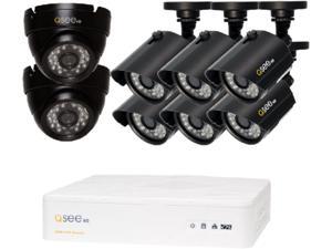 Q-See QTH8-8AK 8 Channel 8 Channel 720P HD Security DVR with 8 720P Cameras